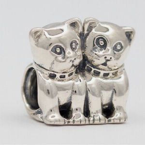 Authentic Pandora Charm Purrfect Together Kittens